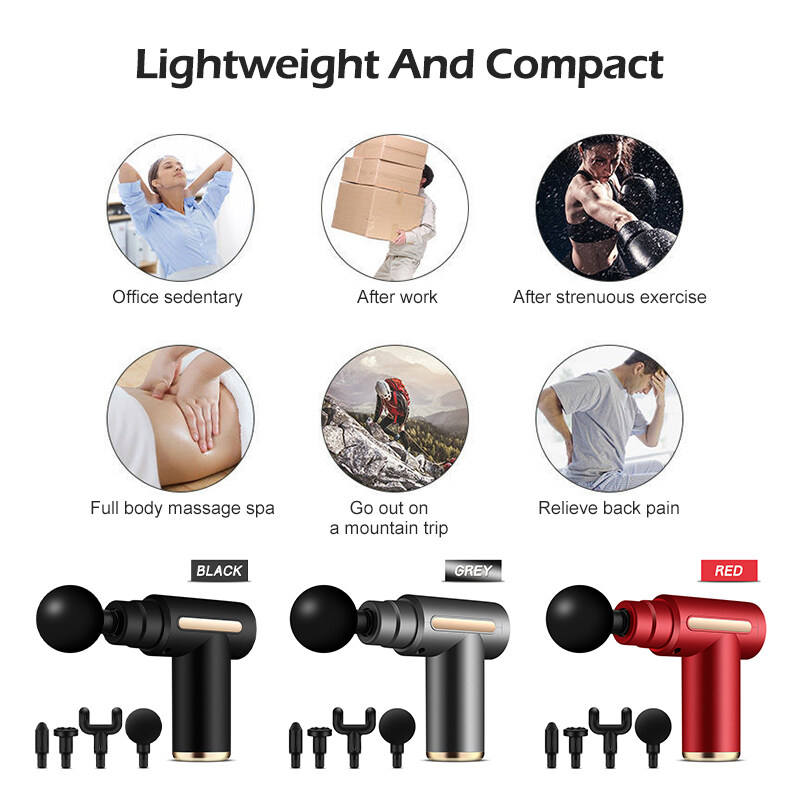 Mini Charging Fascia Gun Vibration Massager Mini Fascia Muscle Massager Gun